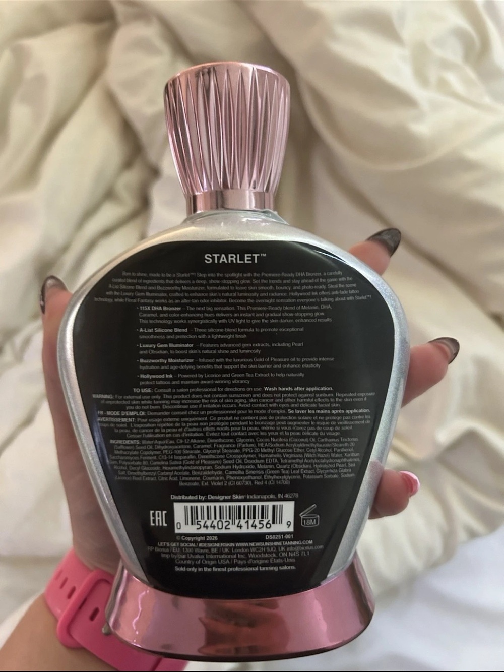 Designer Skin Starlet Luxury Gem Illuminator - Iridescent Pink - Picture 2 of 2